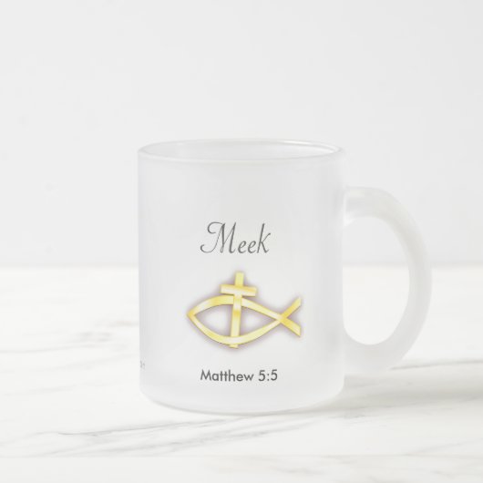 Christelijk Matglas Koffiemok (Rechts)