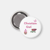 Christelijk meisje magneet (Voorkant / Achterkant)