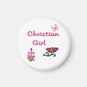 Christelijk meisje magneet