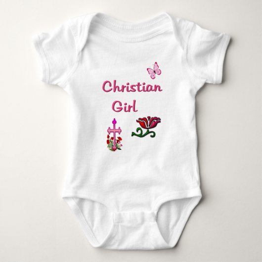 Christelijk meisje romper (Voorkant)