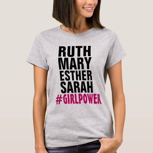 CHRISTELIJK MEISJE (RUTH ESTHER SARAH) T-Shirts (Voorkant)
