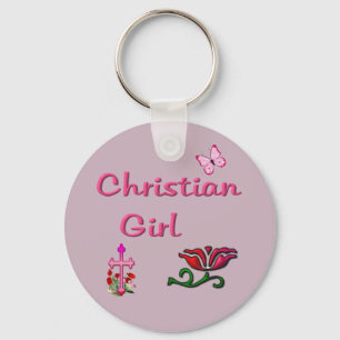 Christelijk meisje  sleutelhanger