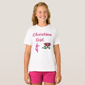 Christelijk meisje t-shirt (Voorkant volledig)