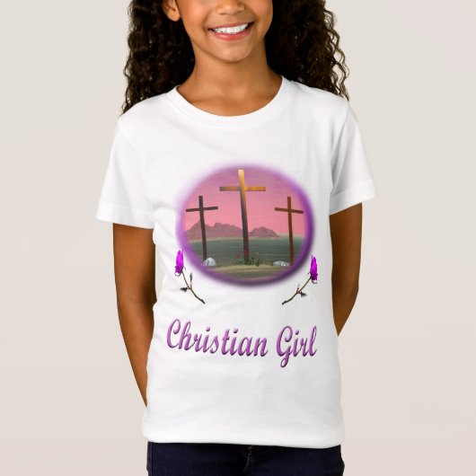 Christelijk meisje t-shirt (Voorkant)