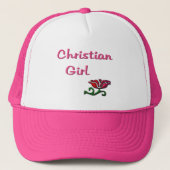 Christelijk meisje trucker pet (Voorkant)