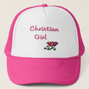 Christelijk meisje trucker pet