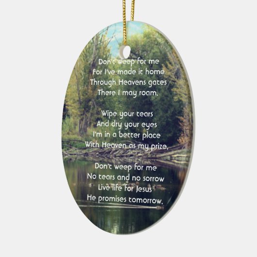 Christelijk Memorial Keepsake Lake Pond Park Ducks Keramisch Ornament (Links)