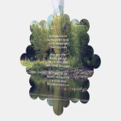 Christelijk Memorial Keepsake Lake Pond Park Ducks Ornament Kaart (Links)