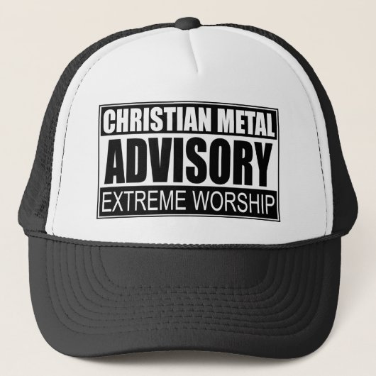 Christelijk metaaladvies... trucker pet (Voorkant)