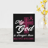 Christelijk mijn God is sterker dan multipel myelo Kaart (Gele Bloem)