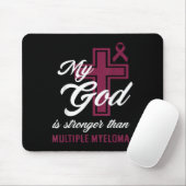 Christelijk mijn God is sterker dan multipel myelo Muismat (Met muis)