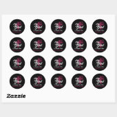 Christelijk mijn God is sterker dan multipel myelo Ronde Sticker (Vel)