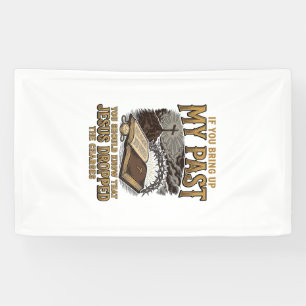 Christelijk Mijn Verleden Jezus liet de Aanklacht Spandoek