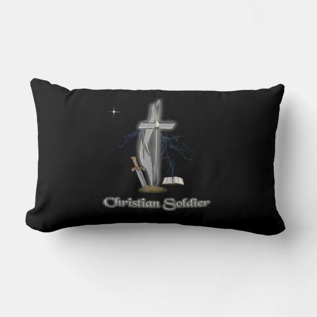 Christelijk militairhoesje kussen (Voorkant)