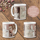 Christelijk Moeder Fotocollage Naam Spreuken 31:28 Koffiemok