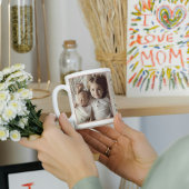 Christelijk Moeder Fotocollage Naam Spreuken 31:28 Koffiemok