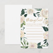 Christelijk Moeder's Zegen Partij Bloemen Gebed Informatiekaartje (Voorkant / Achterkant)