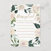 Christelijk Moeder's Zegen Partij Bloemen Gebed Informatiekaartje (Voorkant)