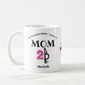 Christelijk MOM TE WORDEN Monogram Koffiemok (Links)