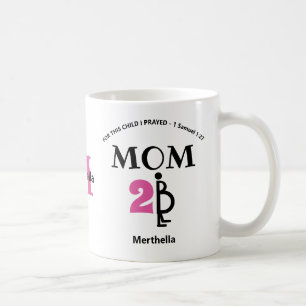 Christelijk MOM TE WORDEN Monogram Koffiemok