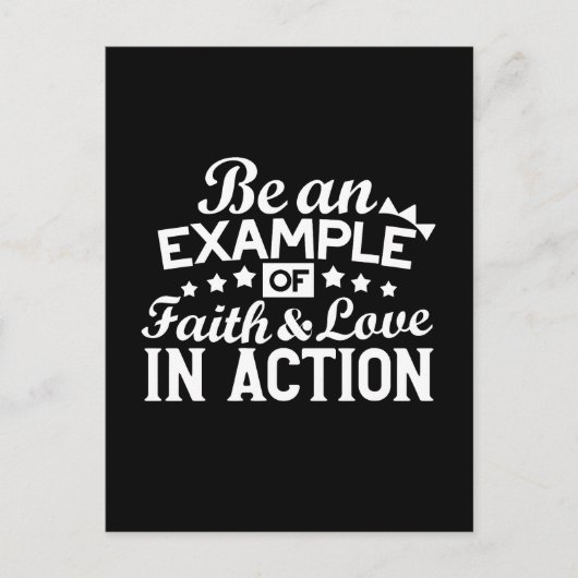 Christelijk motiveringsontwerp - geloof, liefde en briefkaart (Voorkant)