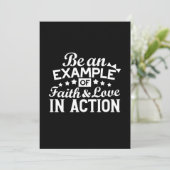 Christelijk motiveringsontwerp - geloof, liefde en feestdagenkaart (Staand voorkant)