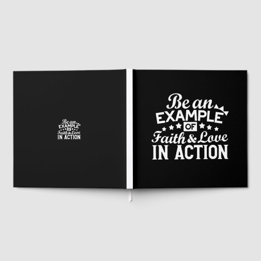 Christelijk motiveringsontwerp - geloof, liefde en gastenboek (Volledig)