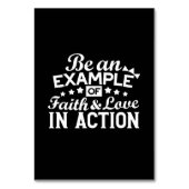 Christelijk motiveringsontwerp - geloof, liefde en kaart (Voorkant)