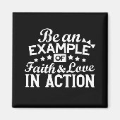 Christelijk motiveringsontwerp - geloof, liefde en magneet (Voorkant)