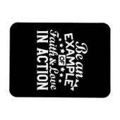 Christelijk motiveringsontwerp - geloof, liefde en magneet (Horizontaal)