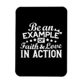 Christelijk motiveringsontwerp - geloof, liefde en magneet (Verticaal)