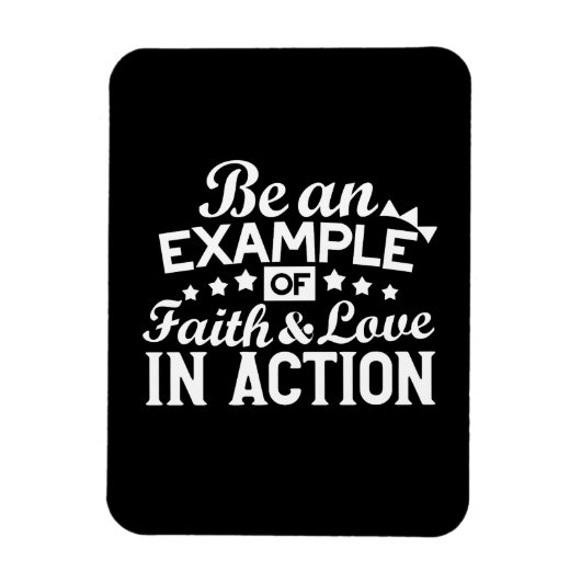 Christelijk motiveringsontwerp - geloof, liefde en magneet (Verticaal)