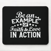 Christelijk motiveringsontwerp - geloof, liefde en muismat (Voorkant)