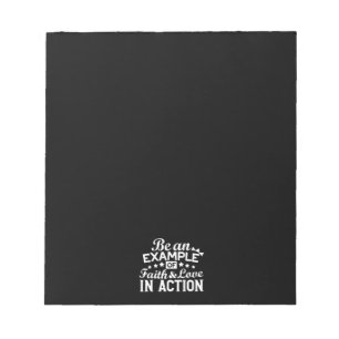 Christelijk motiveringsontwerp - geloof, liefde en notitieblok