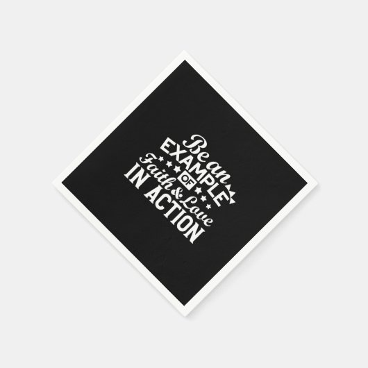 Christelijk motiveringsontwerp - geloof, liefde en servet (Hoek)