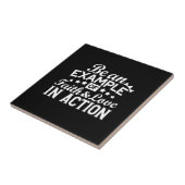 Christelijk motiveringsontwerp - geloof, liefde en tegeltje (Zijkant)