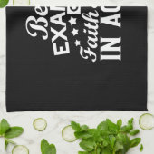 Christelijk motiveringsontwerp - geloof, liefde en theedoek (Gevouwen)