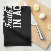 Christelijk motiveringsontwerp - geloof, liefde en theedoek (Quarter Fold)