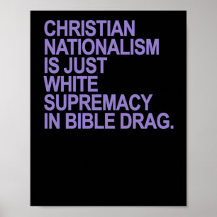 Christelijk nationalisme is gewoon blanke supremat poster