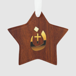 Christelijk nazareensymbool ornament