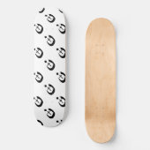 Christelijk Nazarene Cross Black en White Skateboard (Voorkant)