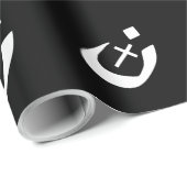 Christelijk Nazarene Cross Spiritueel Cadeaupapier (Rol Hoek)