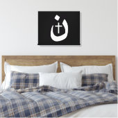 Christelijk Nazarene Cross Spiritueel Canvas Afdruk (Insitu (Slaapkamer))