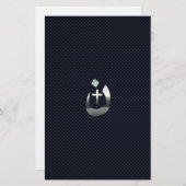 Christelijk Nazarene Spiritueel symbool Briefpapier (Voorkant / Achterkant)