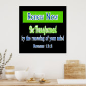 Christelijk nieuw Poster (Keuken)