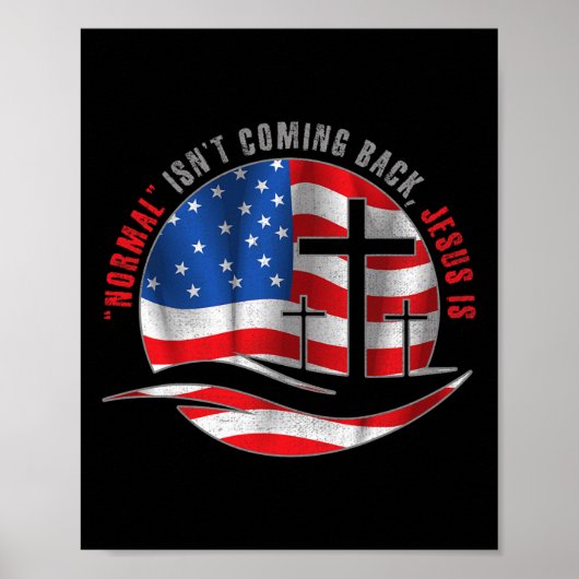 Christelijk normaal komt Jezus niet terug. Poster (Voorkant)