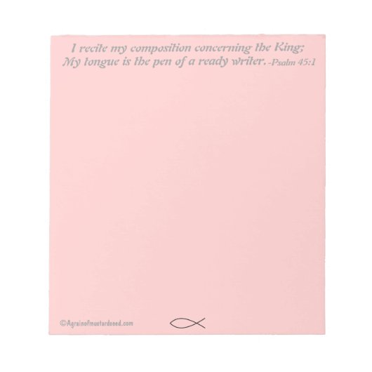 Christelijk Notitieblok (Voorkant)