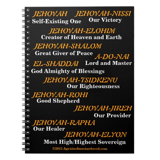 Christelijk Notitieboek (Voorkant)