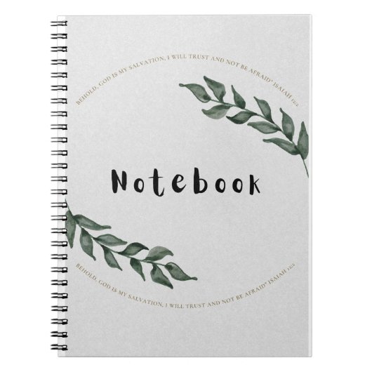 Christelijk Notitieboek voor Bijbel Journaling (Voorkant)