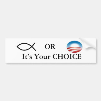 Christelijk of Obama Bumpersticker